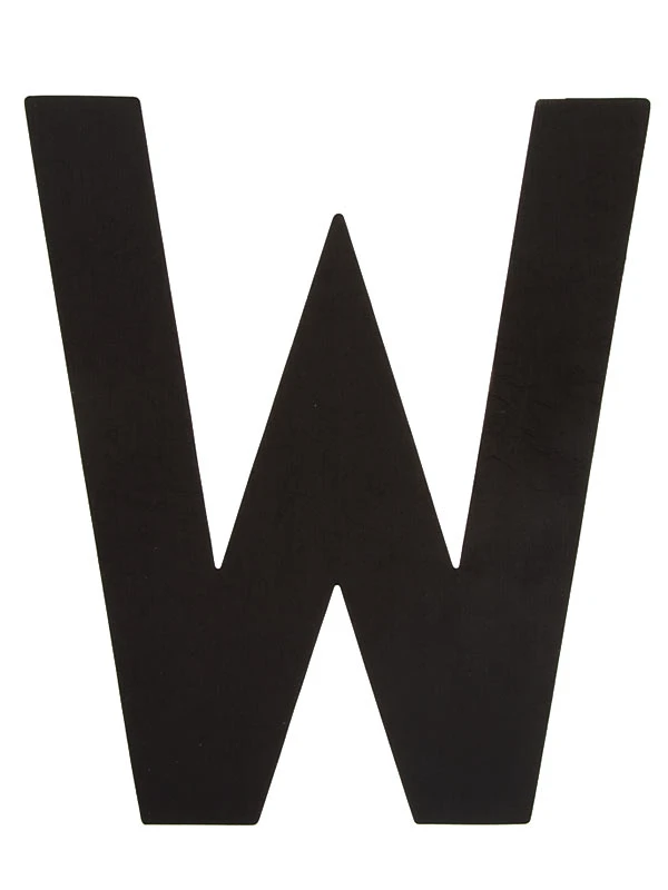 Segelsiffra W, 30cm