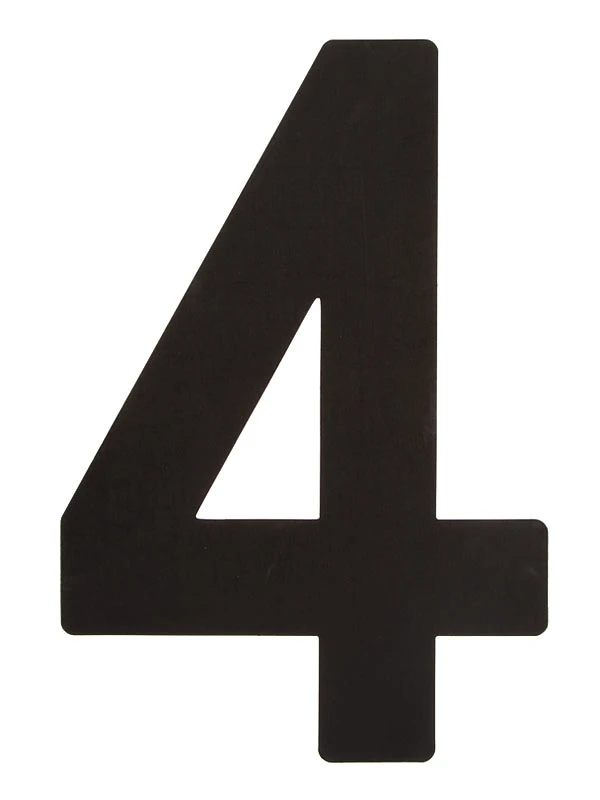 Segelsiffra 4, 38cm