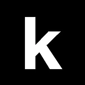 Reg-bokstav k 60mm Vit
