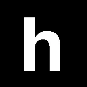 Reg-bokstav h 90mm Vit