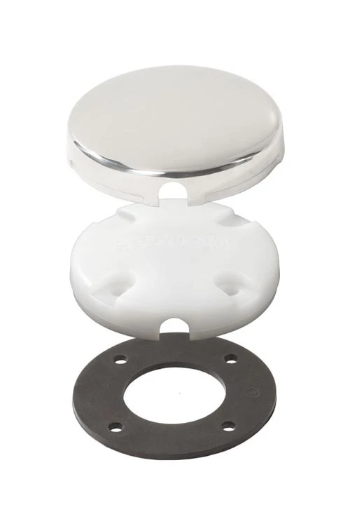 Kabelgenomföring, vinklad, RF kåpa, max 7mm kabel