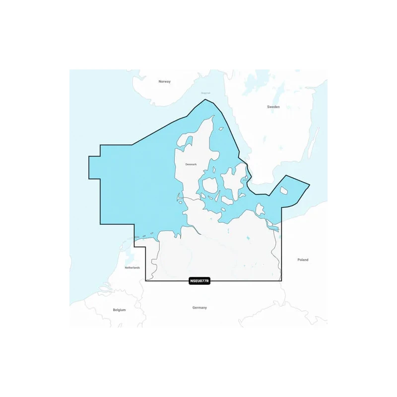 Garmin Navionics+ NSEU077R Danmark och norra Tyskland