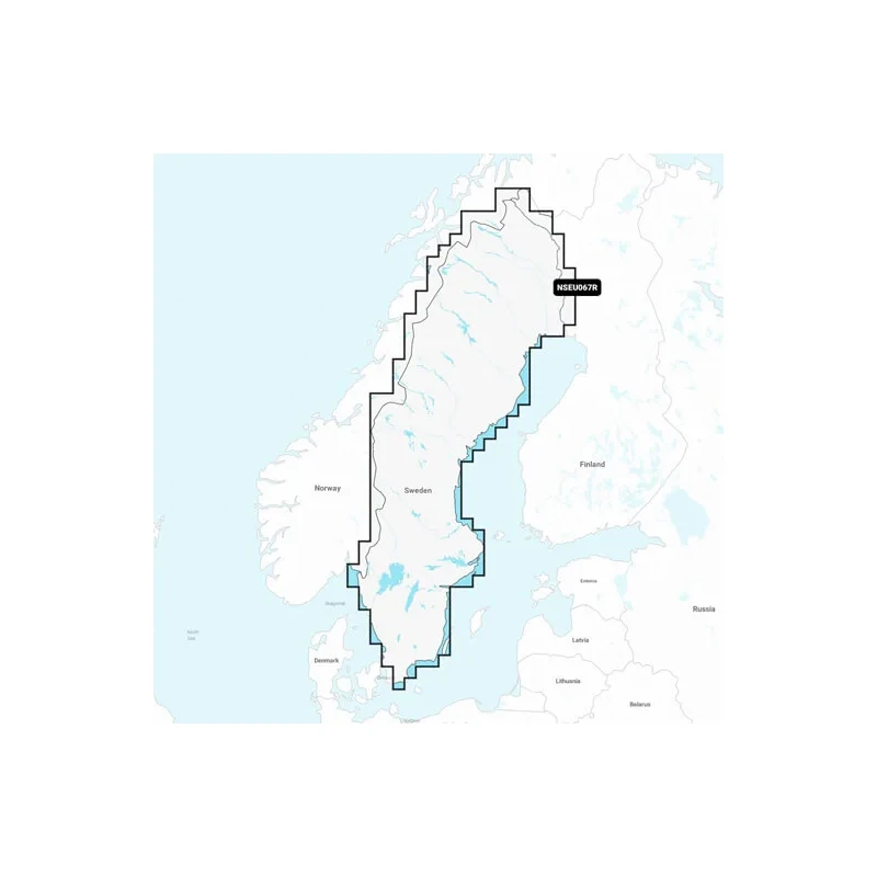 Garmin Navionics Vision+ NVEU067R Sveriges stora sjöar och kanaler