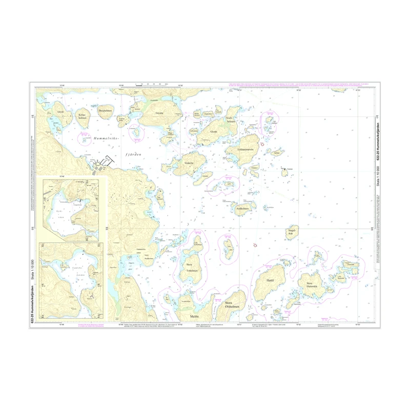 Sjökort Hydrographica Hummelviksfjärden