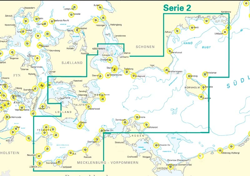 Båtsportkort Tyska Atlas serie 2