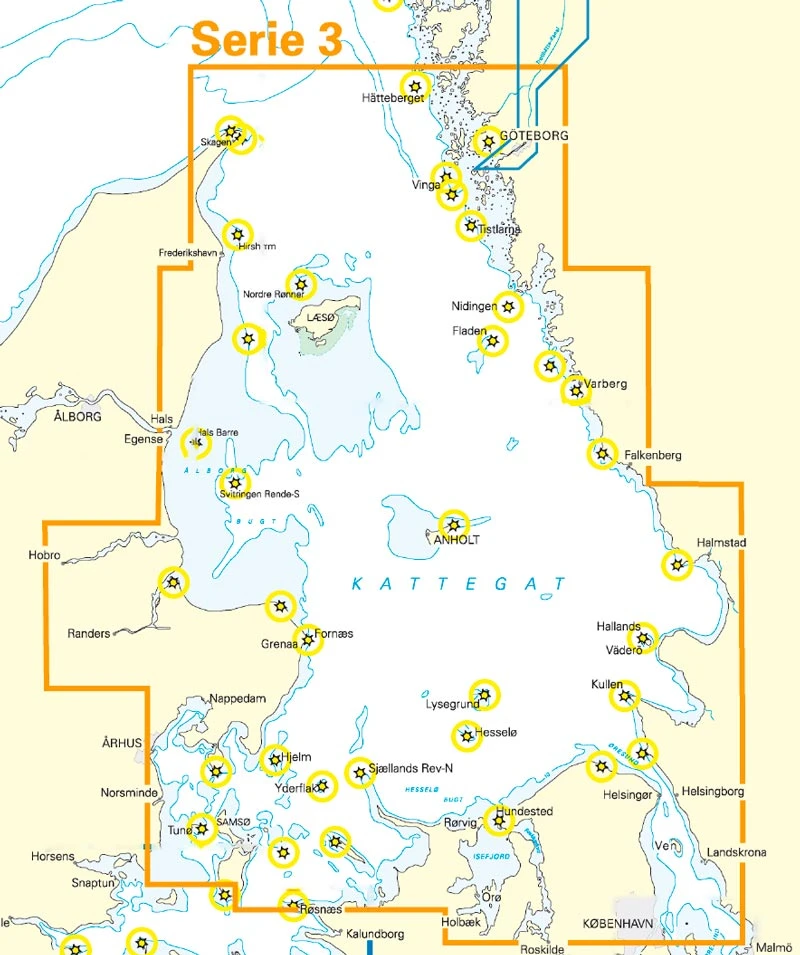 Båtsportkort Tyska Atlas serie 3