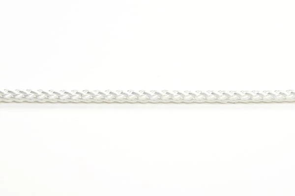 Persiennlina 5mm vit 8-flätad