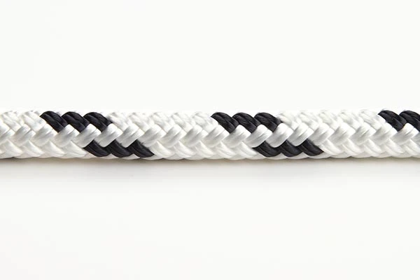Braid 10mm vit/blå 16-flätad*