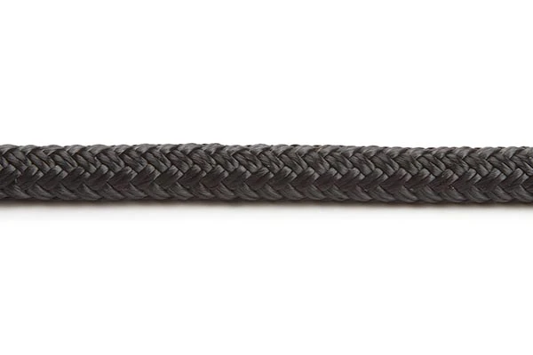 Braid Colour 12mm svart 16-flätad