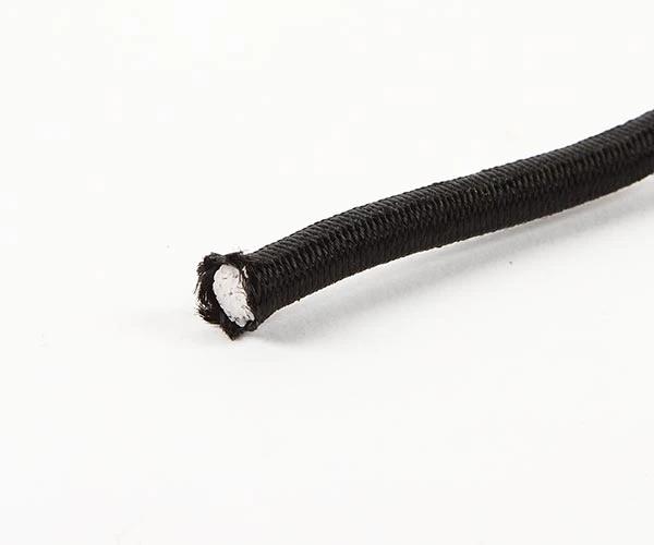 Gummikord 3mm svart