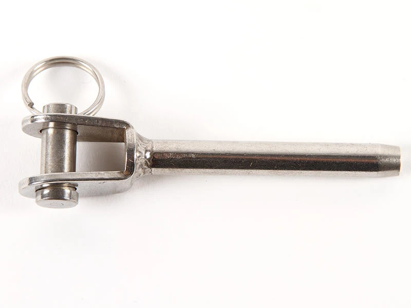 Gaffeländstycke 4mm mantåg S  inkl pressning