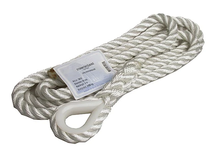 Förtöjning kaus 16mmx4m vit