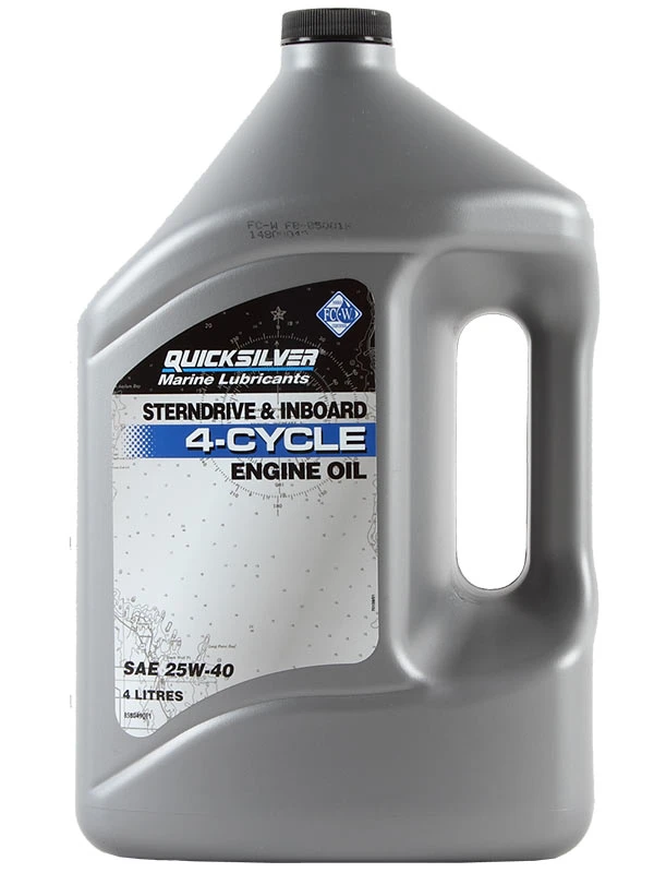 Quicksilver Motorolja inom & utomb. bensin, 4 liter