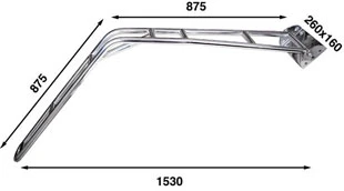 Båtsystem DV32 Dävert rör Ø32mm /st!