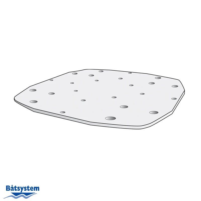 Topplatta för radar 280x280 mm