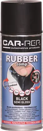 Rubber Comp Gummifärg Svart 400ml