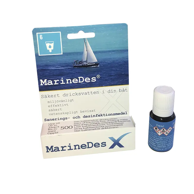 XINIX MarineDes till 500 l vattentank, desinfektionsmedel
