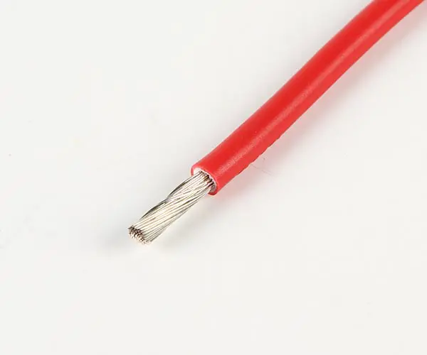 Kabel förtent 6mm2 röd per m