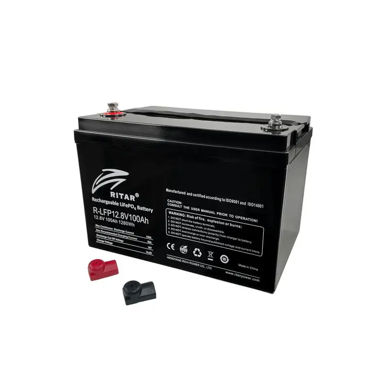 Litiumbatteri Ritar 100Ah, 12V