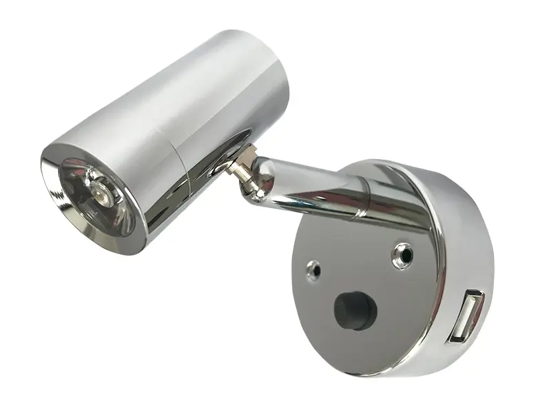 Nautilight LED kabinlampa med USB-uttag 2A