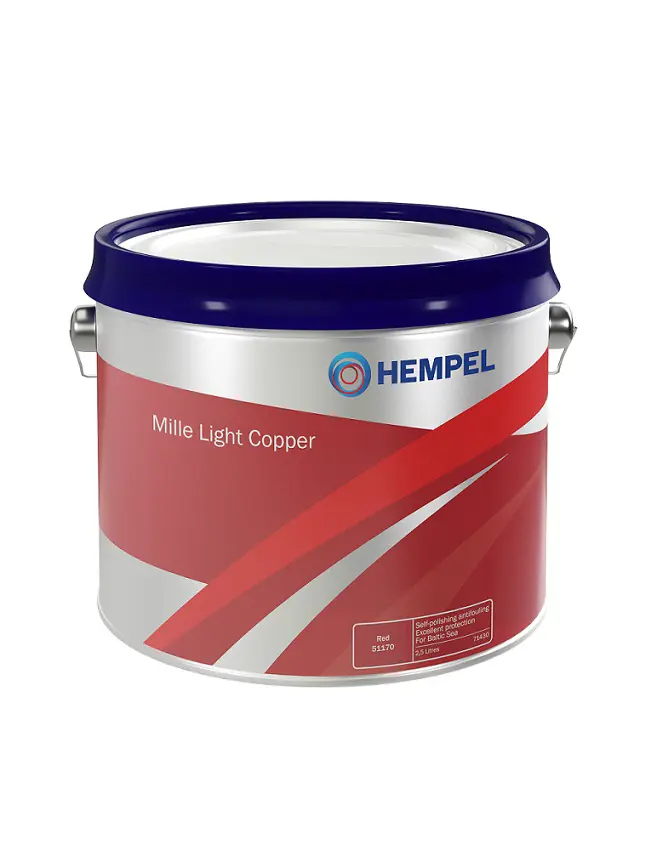 Hempel Mille Light Copper vit/ljusgrå 2.5lit