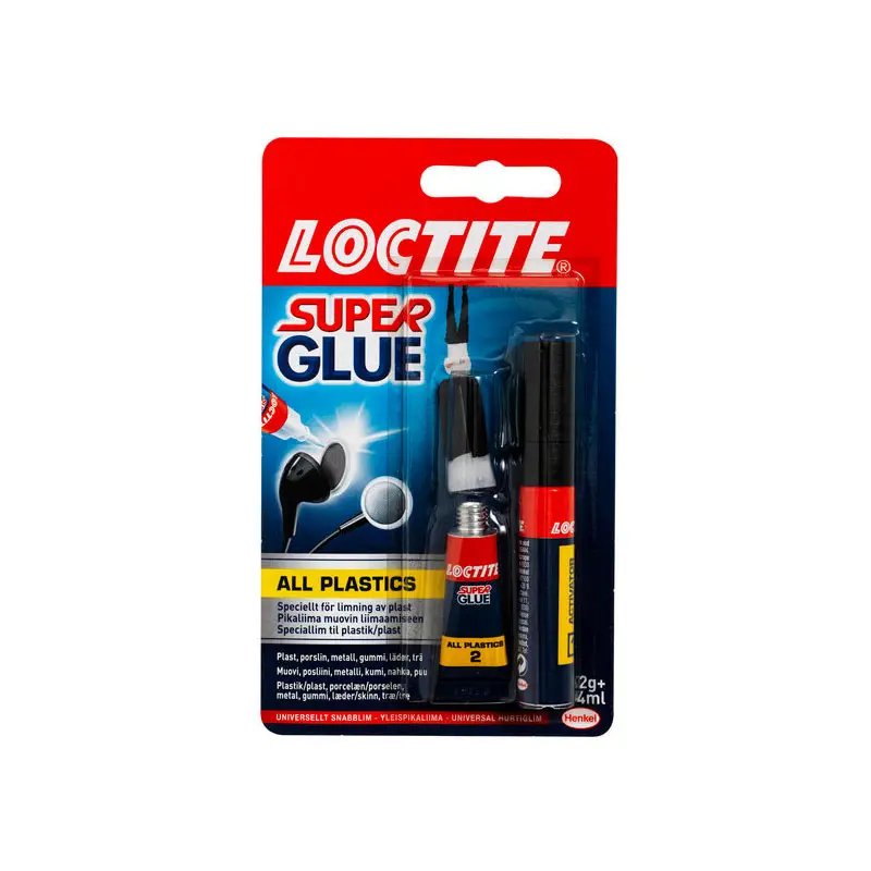 Loctite Super glue All plastics 2g+4ml