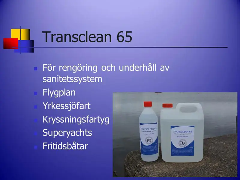 Transclean 65 för septi 1liter