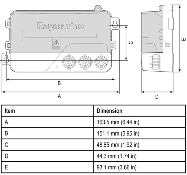 Raymarine iTC-5 transducer converter