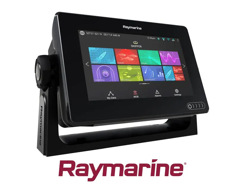 Raymarine Axiom 7tum RV Plotter/Ekolod inkl RV-100 givare