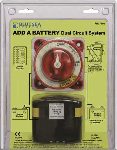 Blue Sea Add-A-Battery 120A