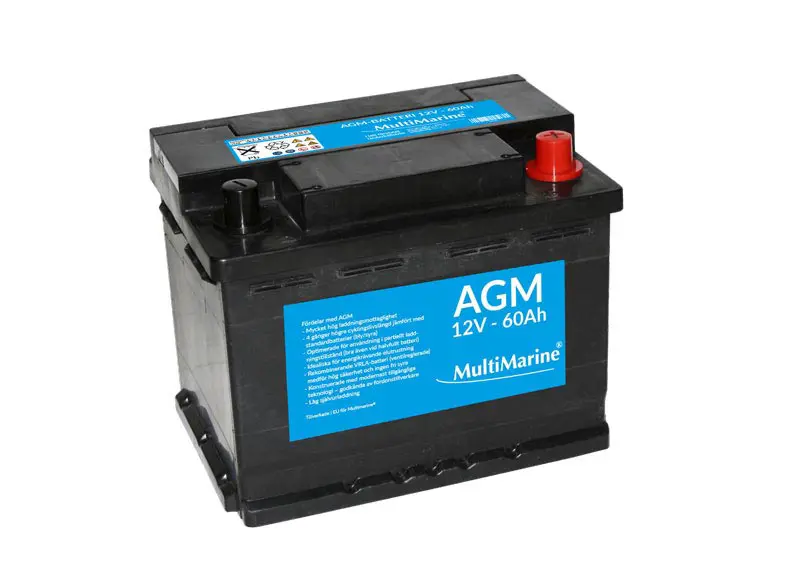 Multimarine AGM-batteri 60Ah 12V