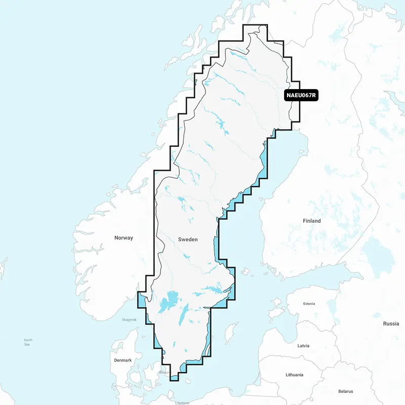 Navionics+ NAEU067R Regular Sverige, sjöar och floder