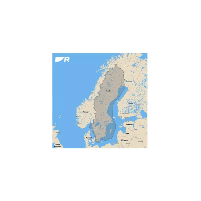 Raymarine LightHouse elektroniskt sjökort över Sverige