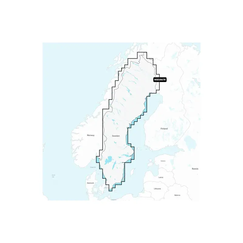 Garmin Navionics+ NSEU067R Sveriges stora sjöar och kanaler