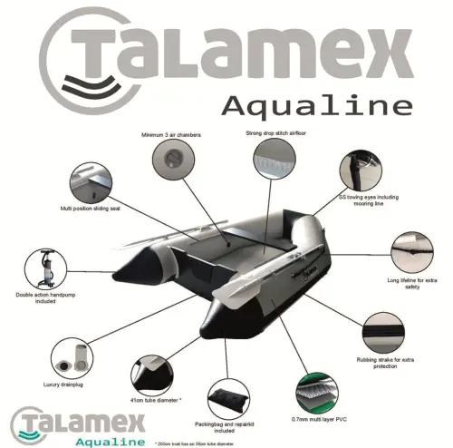 Talamex Gummibåt 270 Qla/Luftd